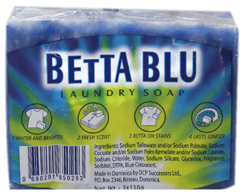 Betta Blu Laundry Bars SINGLES